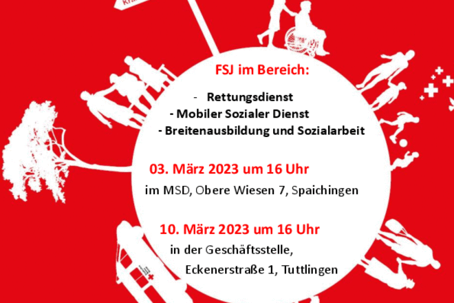 Freiwillig Soziales Jahr beim DRK - Informationstag 2023