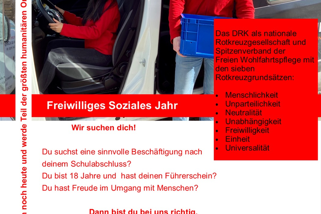 Hier sieht man ein Bild zur Stellenausschreibung eines FSJ.